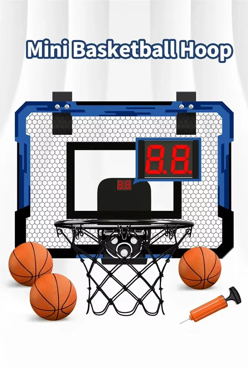 Children Basketball Sports Funny Game Kids Mini Home Exercise Basketball Hoop Set Wall Frame Stand Basket Hanging Backboard