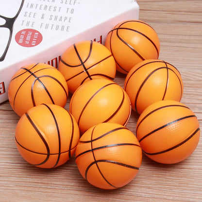 8-Pack Mini Basketball Stress Balls - Perfect for Kids' Playtime and Fun Outdoor Activities