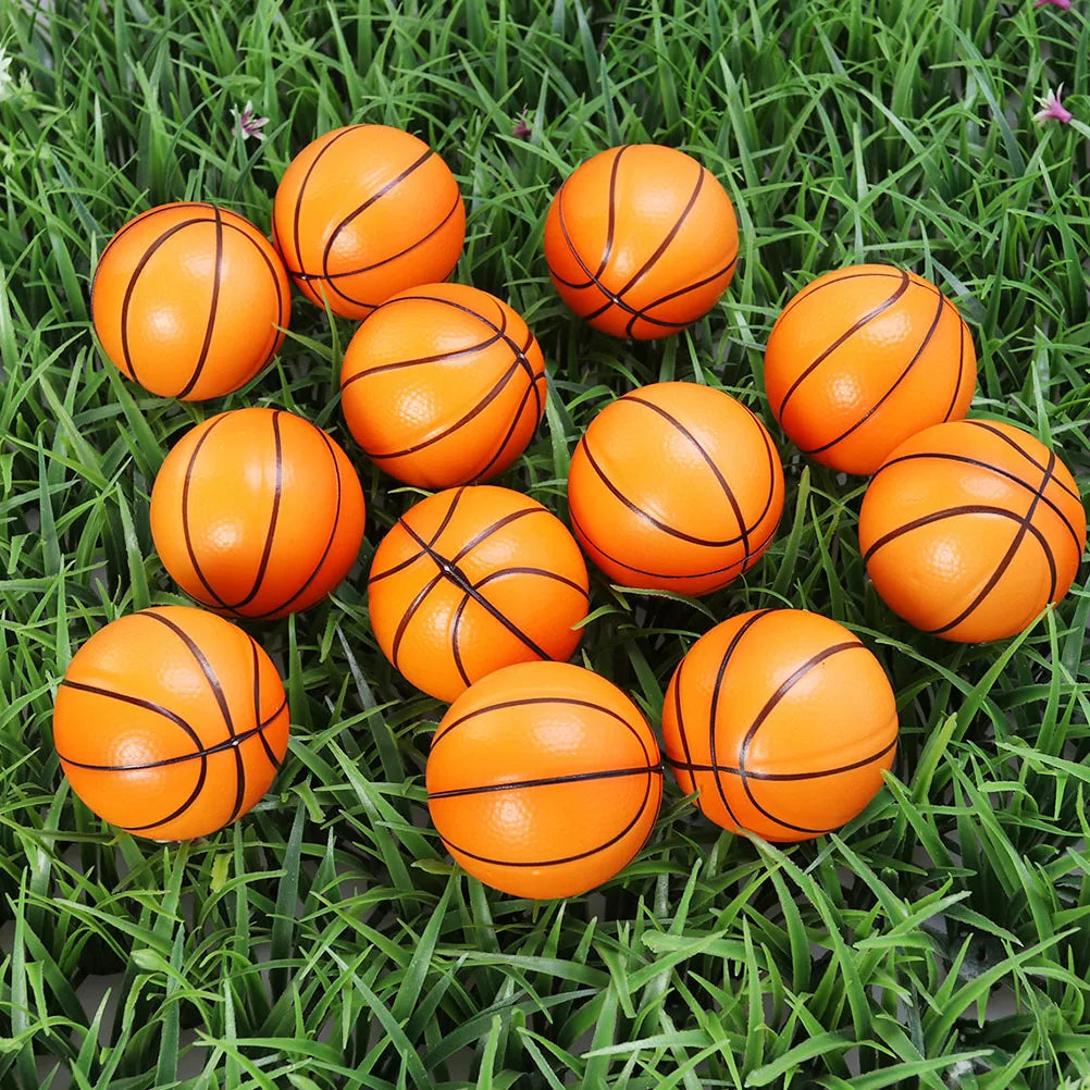 8-Pack Mini Basketball Stress Balls - Perfect for Kids' Playtime and Fun Outdoor Activities